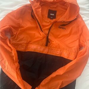Vans Orange and Black young mens Jacket